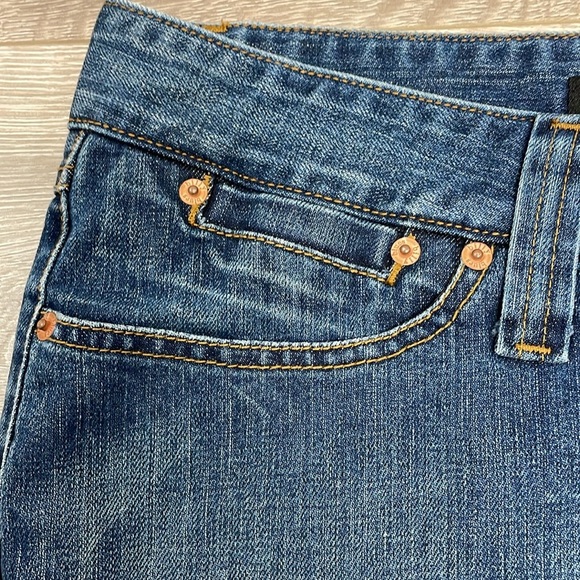 Billy Blues Vintage Denim Jean Skirt Side Slit Pencil 8 - Picture 7 of 11